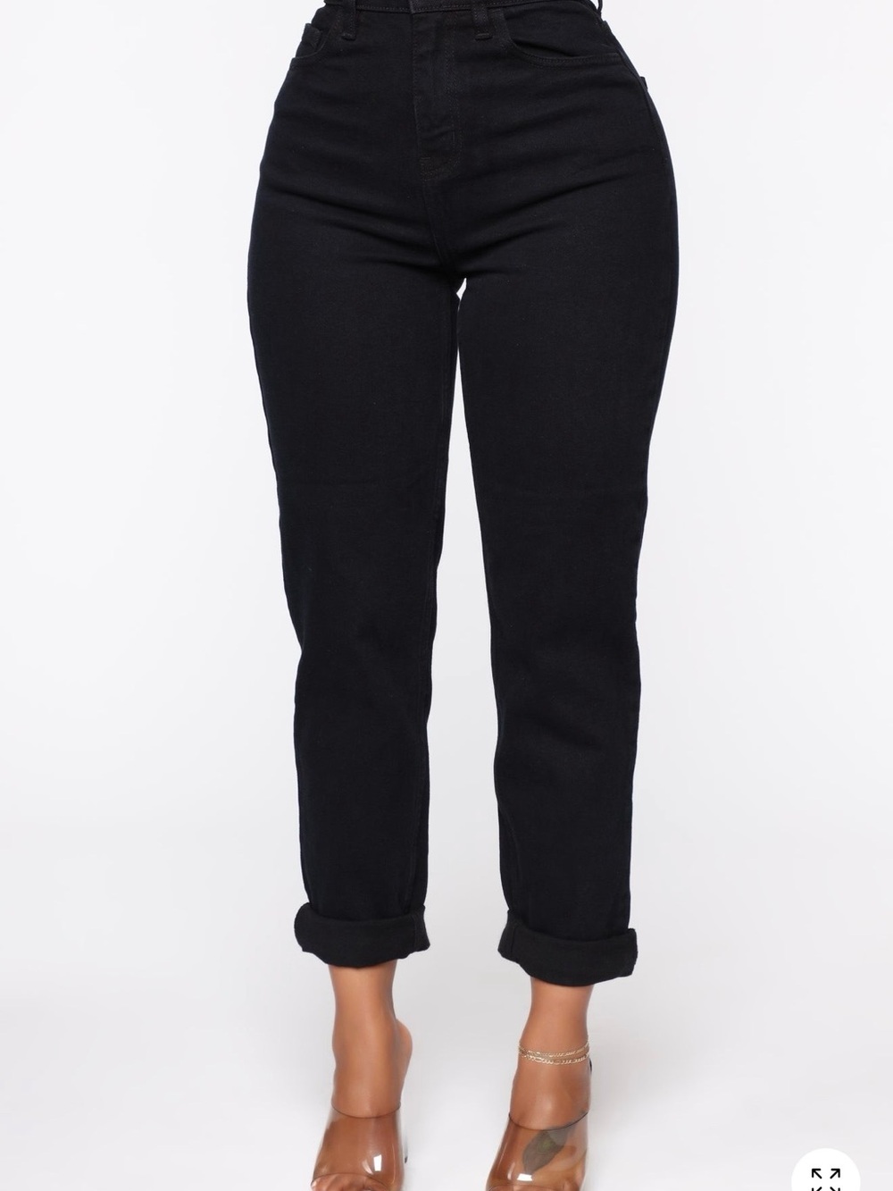 Black High Rise Jeans - Picture 3 of 6